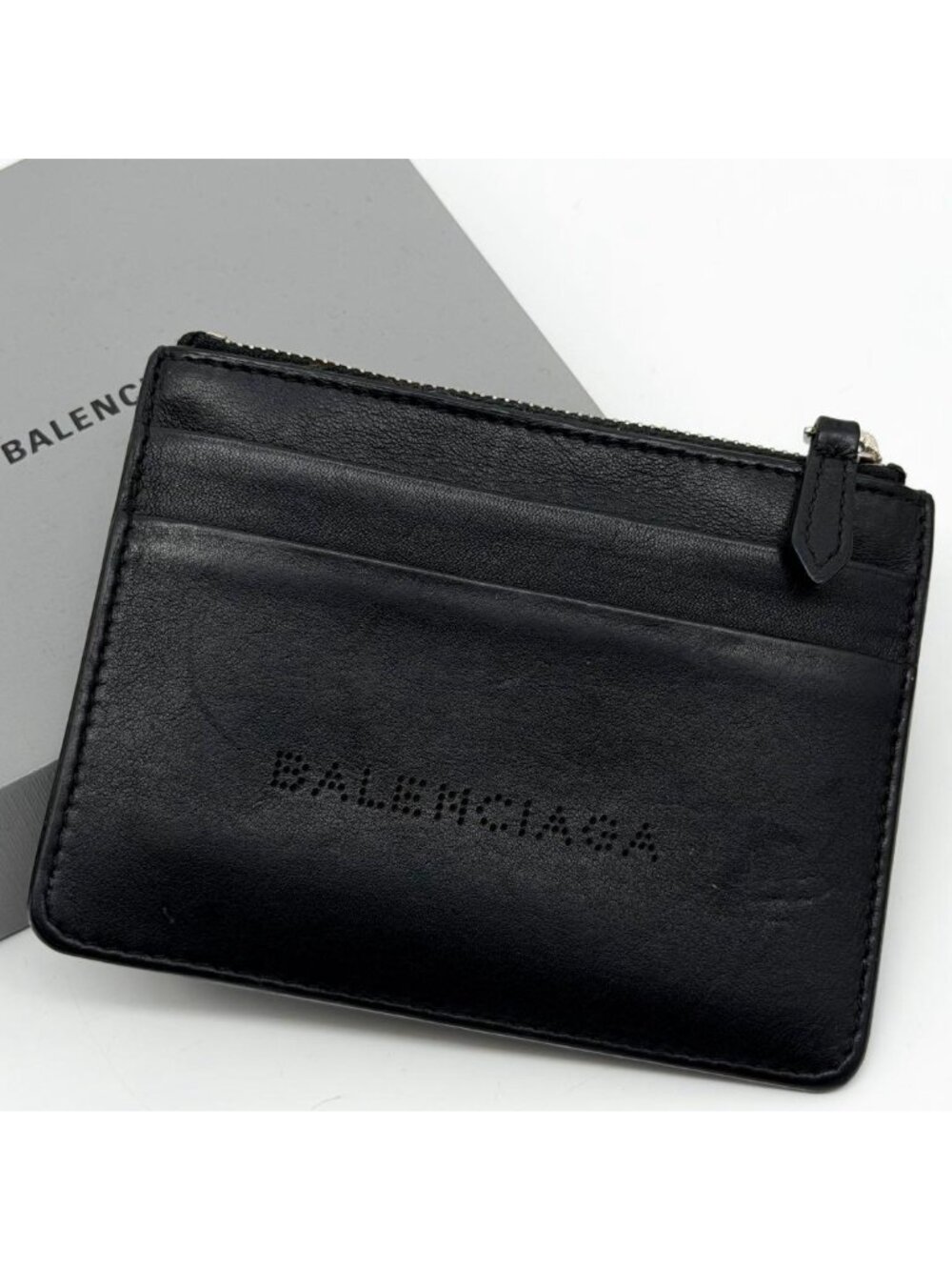 Balenciaga Fragment Case Perforated Everyday Coin Purse